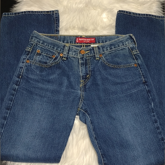 Vintage Levi's 515 Nouveau Retro Y2K Style  Low Rise Boot Cut Jeans size 6 - Picture 13 of 17